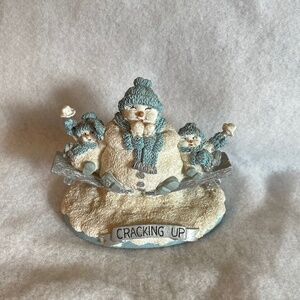 Snow Buddies Everest Cracking Up Figurine Vintage